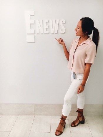 In the E! News Office